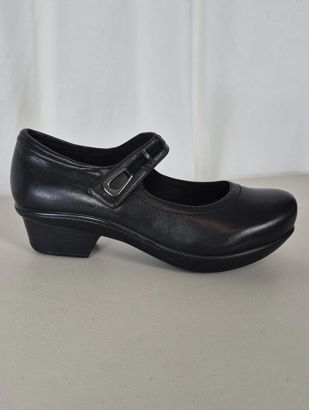 Abeo Candace Pro System Black Leather Neutral Support Mary Janes - Size 9.5